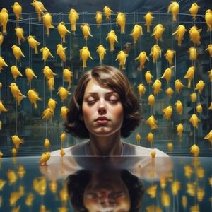 Yellow Bird Art Print